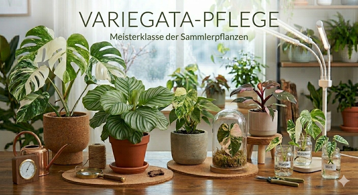 Variegata-Pflanzen pflegen — Albo, Variegata, Aurea